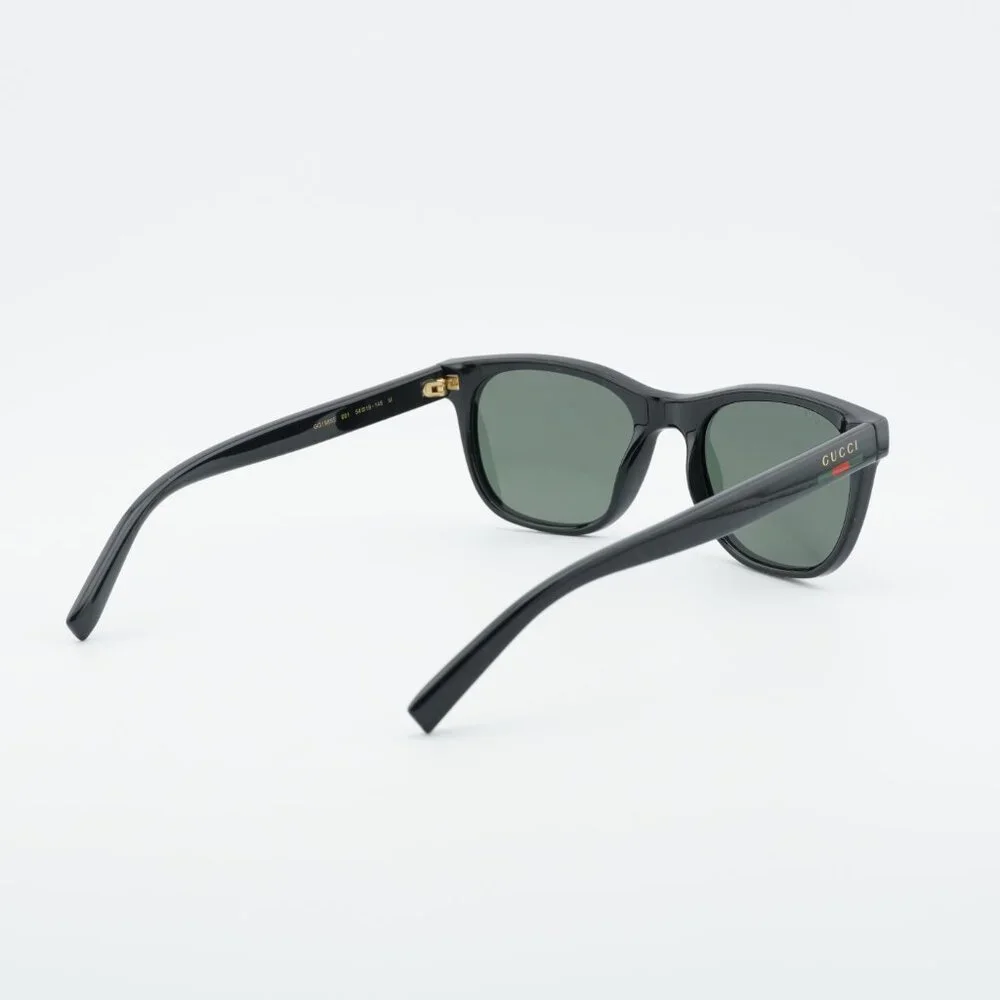 Gucci GG1985S 001 Sunglasses Black Square Frame, Grey Lenses